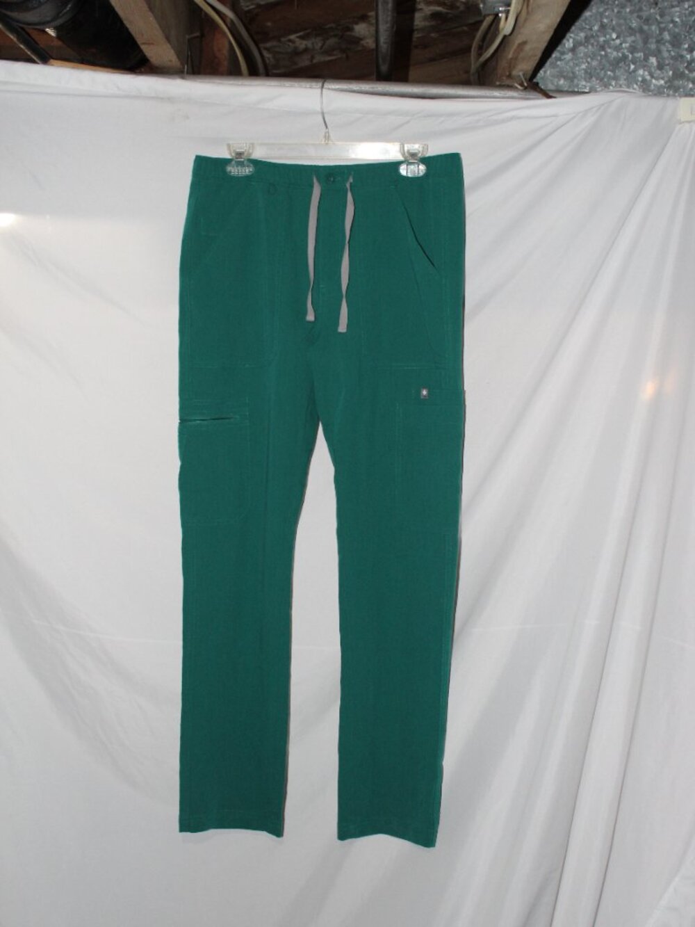 Figs Men's Hunter Green Cairo Cargo Scrub Pants